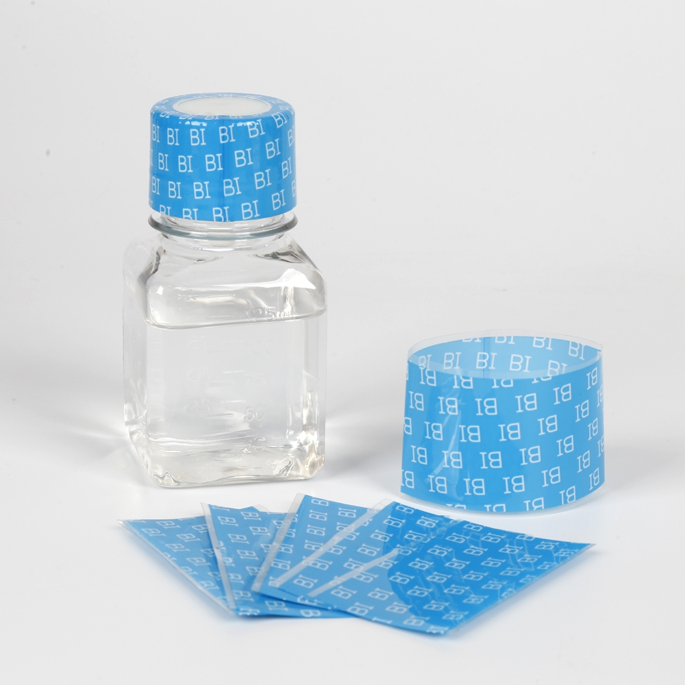 樂華材料包裝玻璃瓶口PVC印刷薄膜標(biāo)簽支持定制